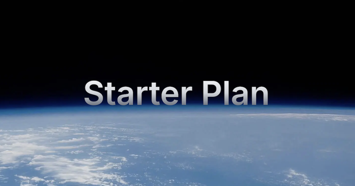 Starter Plan